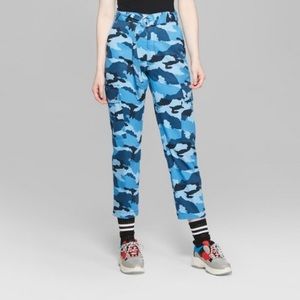 ✨Blue Camo Print Pants✨